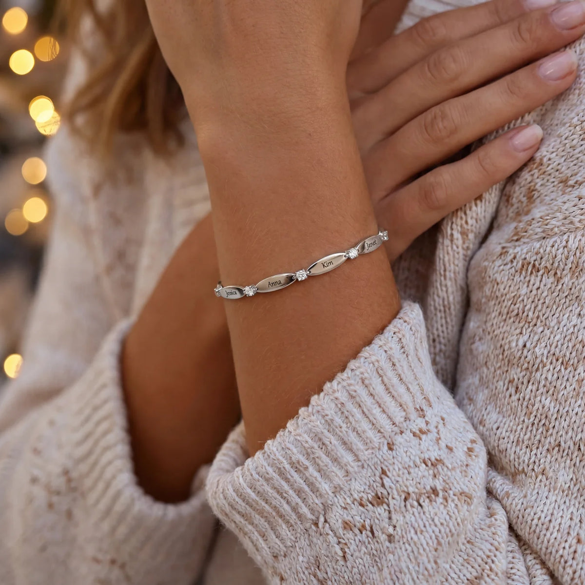 Personalized 6-Name Bracelet
